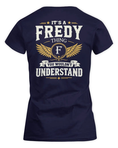 FREDY KT06-M008 It’s a [NAME] Thing – You Wouldn’t Understand | Personalized Vintage T-Shirt - Women's Standard T-Shirt - Navy