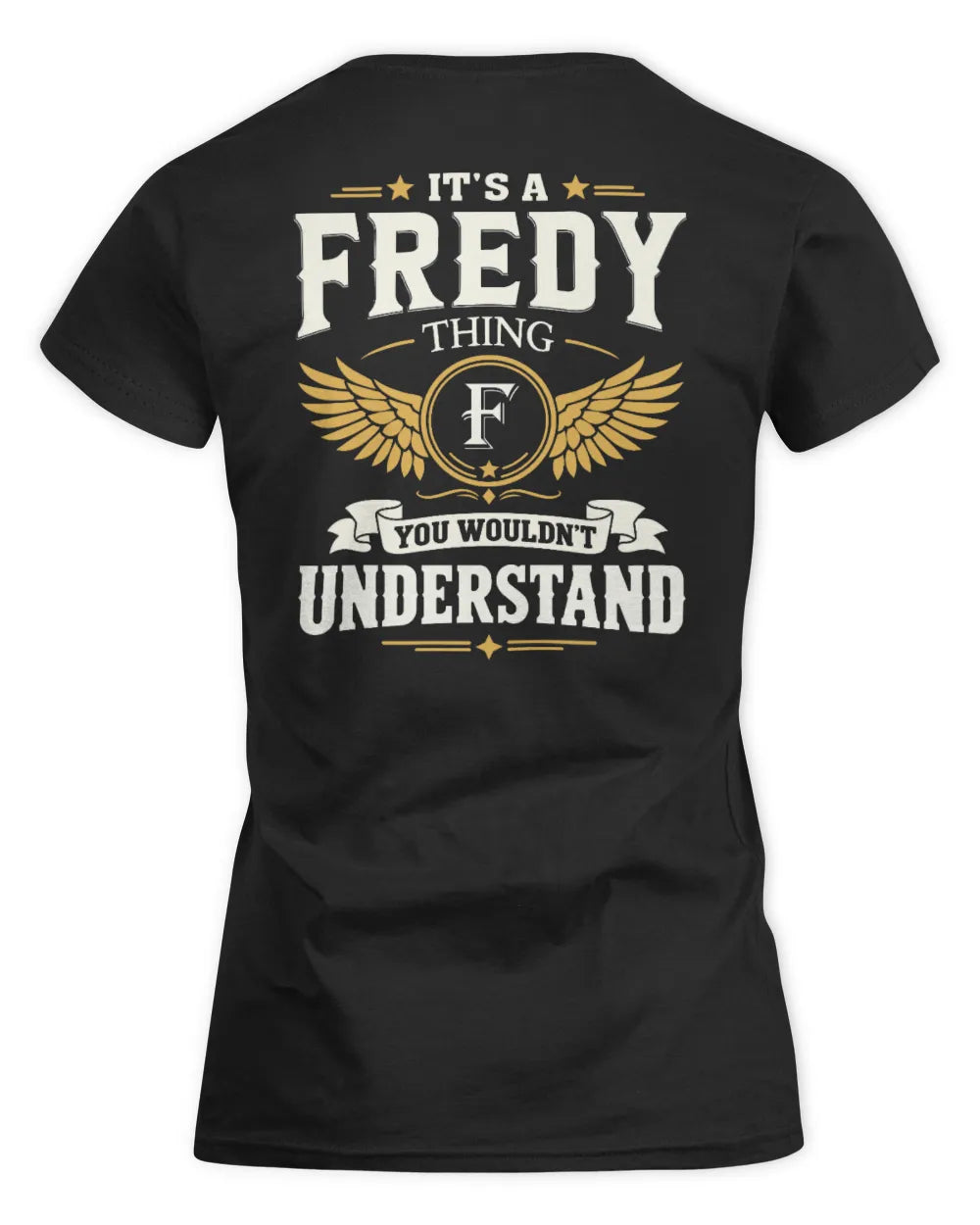 FREDY KT06-M008 It’s a [NAME] Thing – You Wouldn’t Understand | Personalized Vintage T-Shirt - Women's Standard T-Shirt - Black