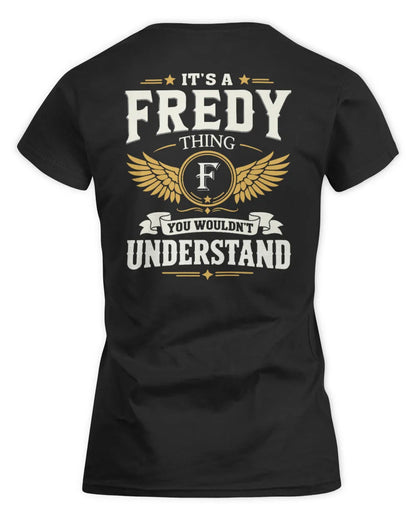 FREDY KT06-M008 It’s a [NAME] Thing – You Wouldn’t Understand | Personalized Vintage T-Shirt - Women's Standard T-Shirt - Black