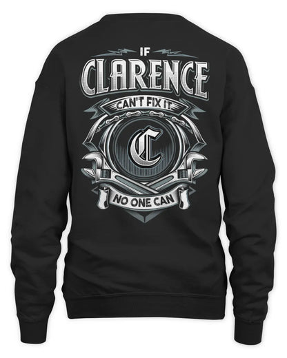 CLARENCE AP81-K4-626 - Personalized Ahmed Quote Apparel “If Ahmed Can't Fix It, No One Can” - Unisex Sweatshirt - Black