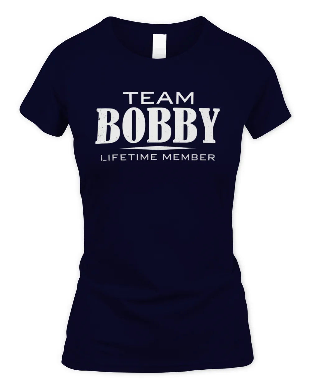 BOBBY BL62-K4-128 - Personalized “Team NAME Lifetime Member” - Women's Standard T-Shirt - Navy