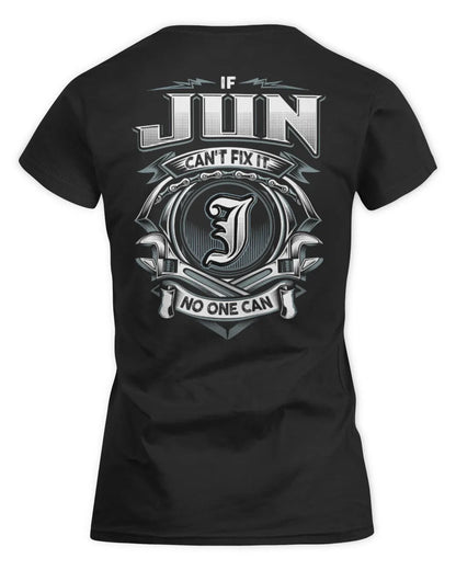 JUN AP81-K4-626 - Personalized Ahmed Quote Apparel “If Ahmed Can't Fix It, No One Can” - Women's Standard T-Shirt - Black