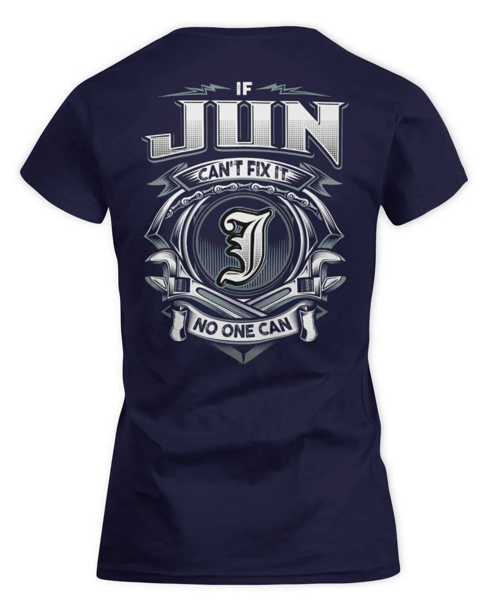 JUN AP81-K4-626 - Personalized Ahmed Quote Apparel “If Ahmed Can't Fix It, No One Can” - Women's Standard T-Shirt - Navy