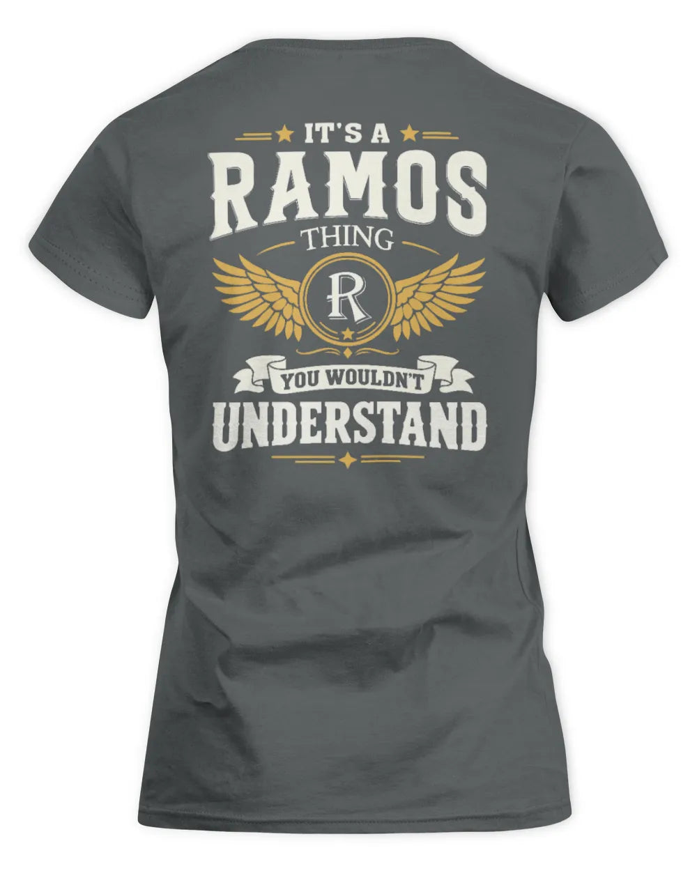 RAMOS KT06-M008 It’s a [NAME] Thing – You Wouldn’t Understand | Personalized Vintage T-Shirt - Women's Standard T-Shirt - Charcoal