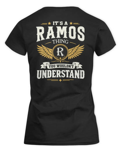 RAMOS KT06-M008 It’s a [NAME] Thing – You Wouldn’t Understand | Personalized Vintage T-Shirt - Women's Standard T-Shirt - Black