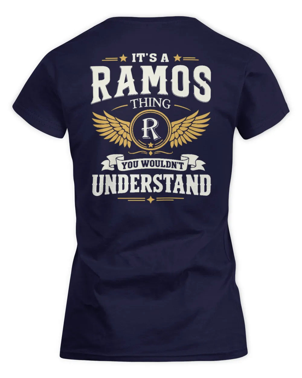 RAMOS KT06-M008 It’s a [NAME] Thing – You Wouldn’t Understand | Personalized Vintage T-Shirt - Women's Standard T-Shirt - Navy