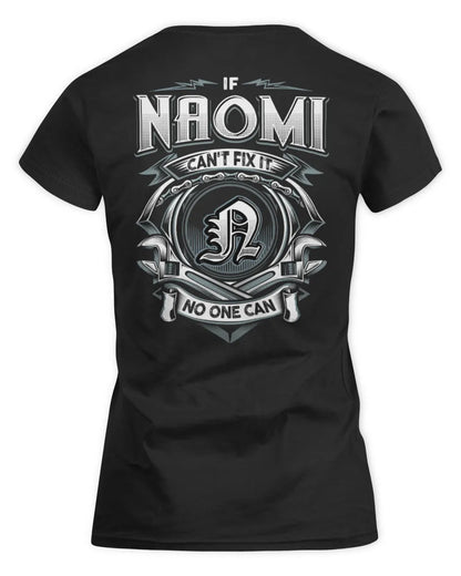 NAOMI AP81-K4-626 - Personalized Ahmed Quote Apparel “If Ahmed Can't Fix It, No One Can” - Women's Standard T-Shirt - Black