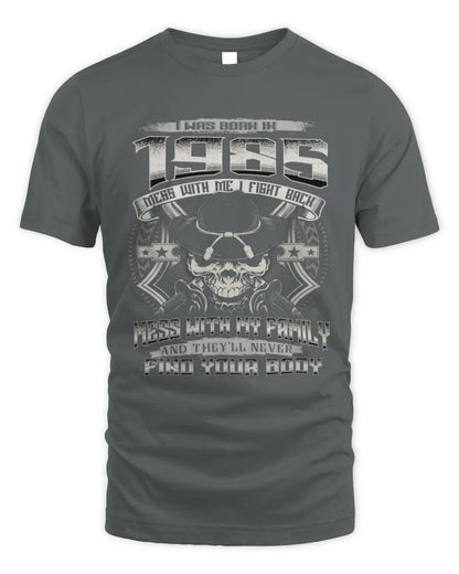 1985 HH89-K2 – Protective Family Quote T-Shirt - Unisex Standard T-Shirt - Charcoal