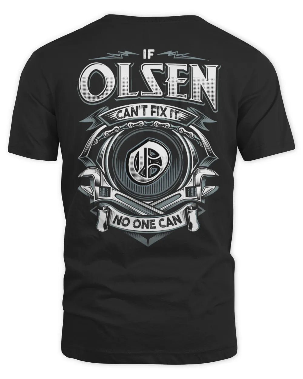 OLSEN AP81-K4-626 - Personalized Ahmed Quote Apparel “If Ahmed Can't Fix It, No One Can” - Unisex Standard T-Shirt - Black