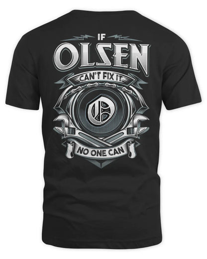 OLSEN AP81-K4-626 - Personalized Ahmed Quote Apparel “If Ahmed Can't Fix It, No One Can” - Unisex Standard T-Shirt - Black