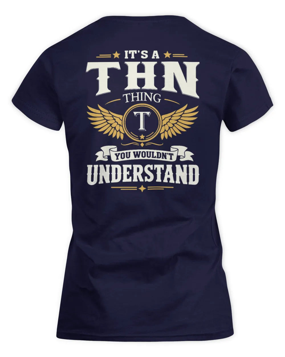 THN KT06-M008 It’s a [NAME] Thing – You Wouldn’t Understand | Personalized Vintage T-Shirt - Women's Standard T-Shirt - Navy