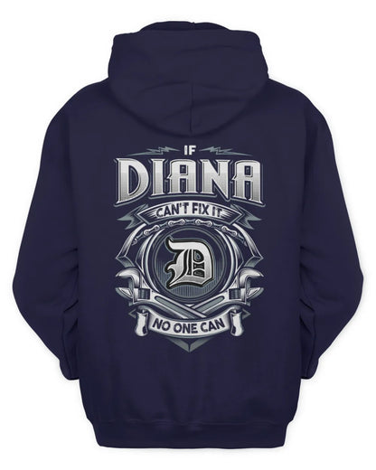 DIANA AP81-K4-626 - Personalized Ahmed Quote Apparel “If Ahmed Can't Fix It, No One Can” - Unisex Hoodie - Navy