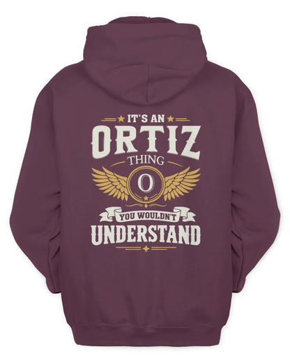 ORTIZ KT06-M008 It’s a [NAME] Thing – You Wouldn’t Understand | Personalized Vintage T-Shirt - Unisex Hoodie - Maroon