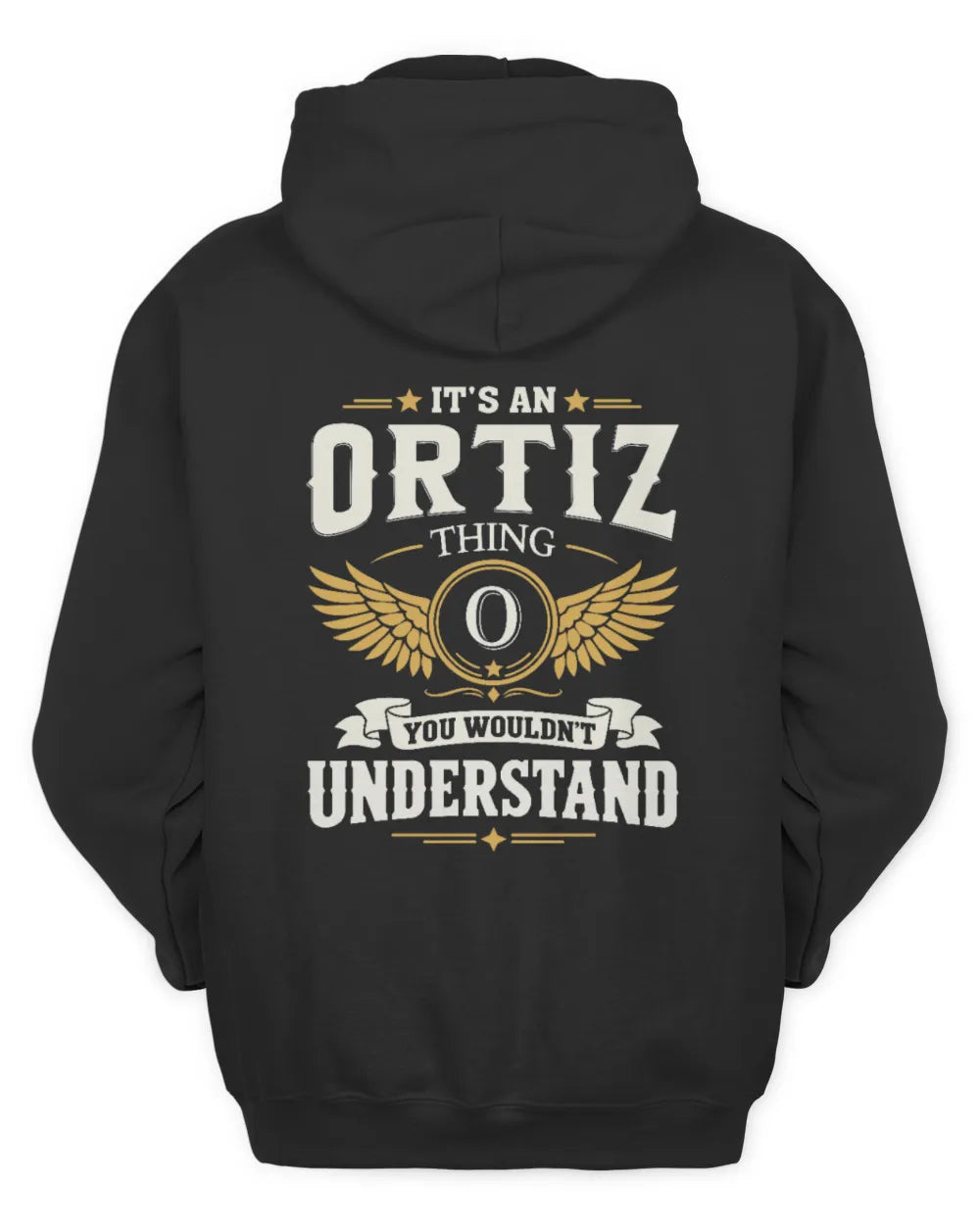 ORTIZ KT06-M008 It’s a [NAME] Thing – You Wouldn’t Understand | Personalized Vintage T-Shirt - Unisex Hoodie - Black