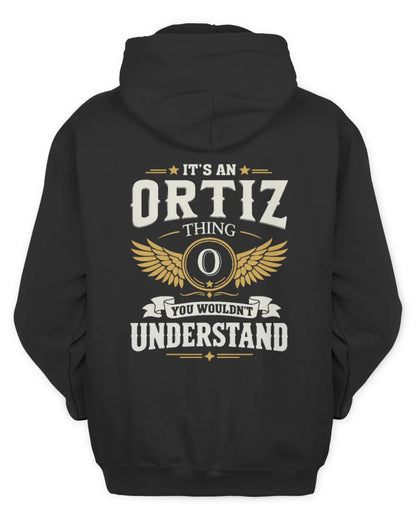 ORTIZ KT06-M008 It’s a [NAME] Thing – You Wouldn’t Understand | Personalized Vintage T-Shirt - Unisex Hoodie - Black