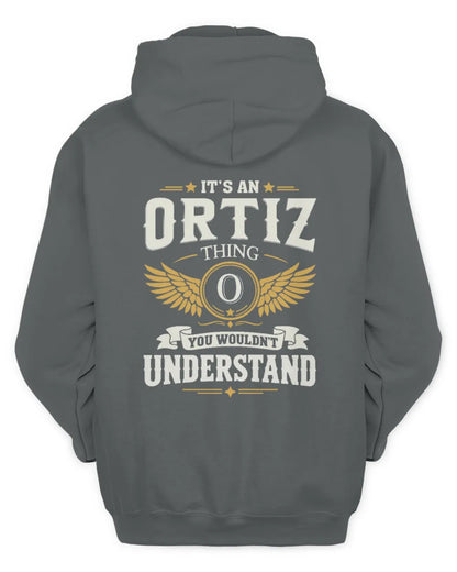 ORTIZ KT06-M008 It’s a [NAME] Thing – You Wouldn’t Understand | Personalized Vintage T-Shirt - Unisex Hoodie - Charcoal