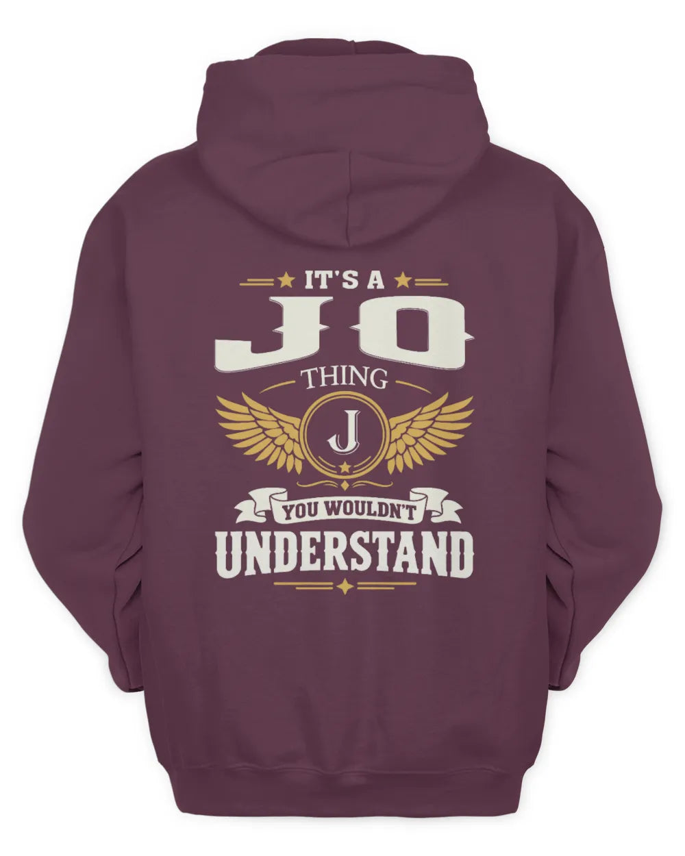 JO KT06-M008 It’s a [NAME] Thing – You Wouldn’t Understand | Personalized Vintage T-Shirt - Unisex Hoodie - Maroon