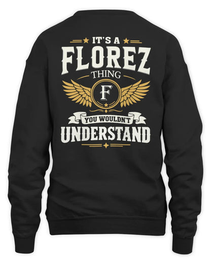 FLOREZ KT06-M008 It’s a [NAME] Thing – You Wouldn’t Understand | Personalized Vintage T-Shirt - Unisex Sweatshirt - Black