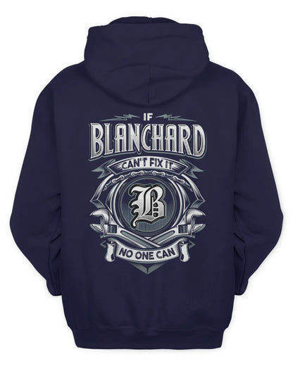 BLANCHARD AP81-K4-626 - Personalized Ahmed Quote Apparel “If Ahmed Can't Fix It, No One Can” - Unisex Hoodie - Navy