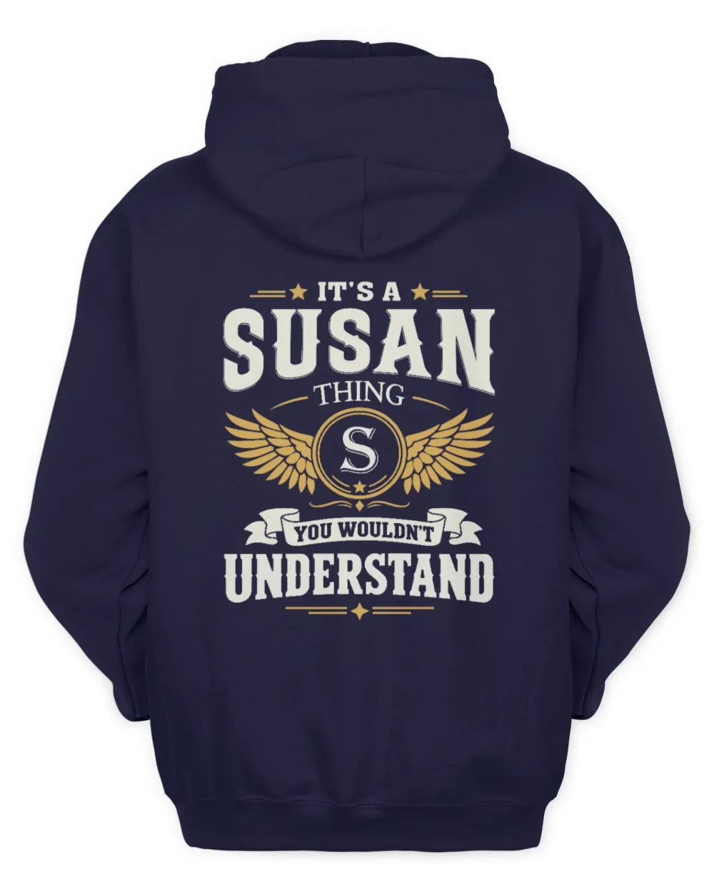SUSAN KT06-M008 It’s a [NAME] Thing – You Wouldn’t Understand | Personalized Vintage T-Shirt - Unisex Hoodie - Navy