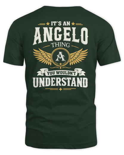 ANGELO KT06-M008 It’s a [NAME] Thing – You Wouldn’t Understand | Personalized Vintage T-Shirt - Unisex Standard T-Shirt - Forest Green