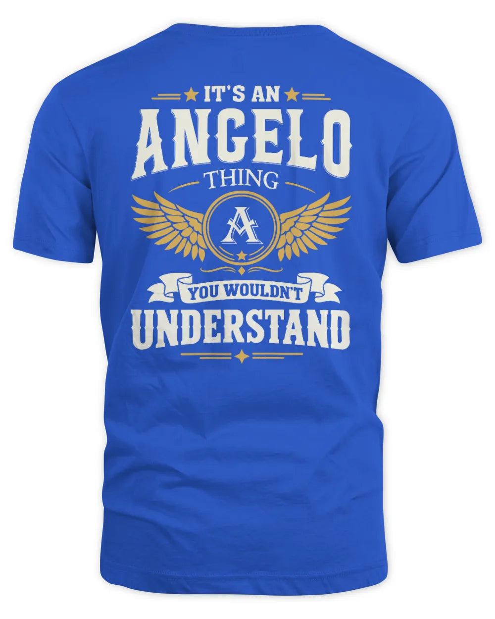 ANGELO KT06-M008 It’s a [NAME] Thing – You Wouldn’t Understand | Personalized Vintage T-Shirt - Unisex Standard T-Shirt - Royal