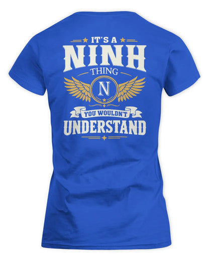 NINH KT06-M008 It’s a [NAME] Thing – You Wouldn’t Understand | Personalized Vintage T-Shirt - Women's Standard T-Shirt - Royal