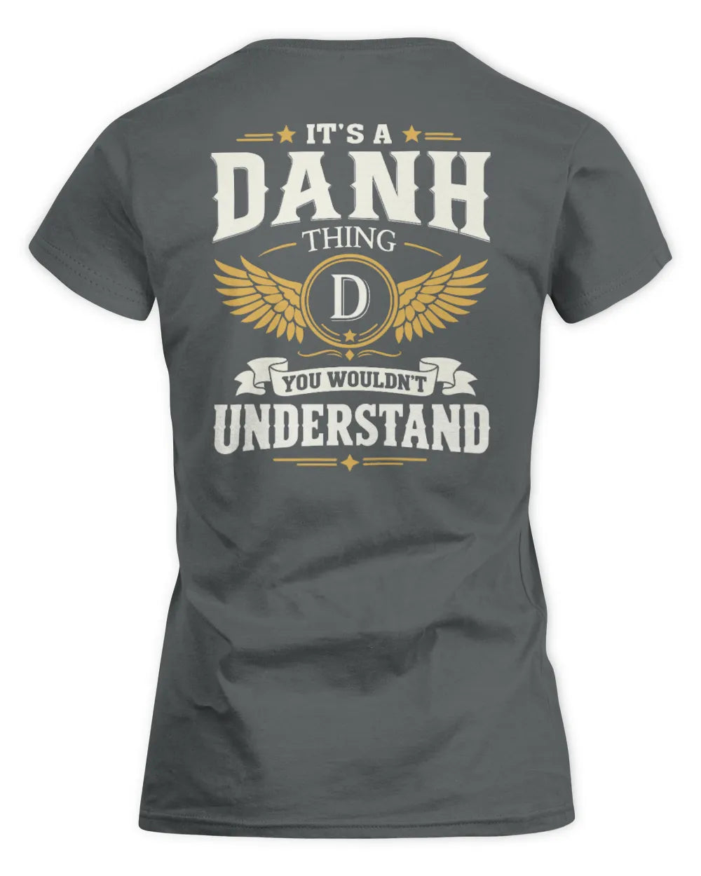 DANH KT06-M008 It’s a [NAME] Thing – You Wouldn’t Understand | Personalized Vintage T-Shirt - Women's Standard T-Shirt - Charcoal