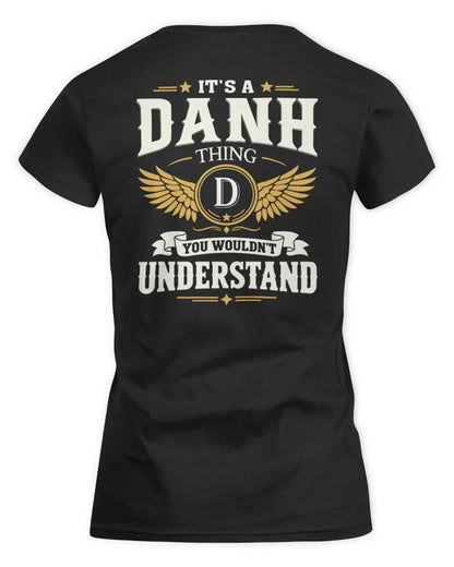 DANH KT06-M008 It’s a [NAME] Thing – You Wouldn’t Understand | Personalized Vintage T-Shirt - Women's Standard T-Shirt - Black