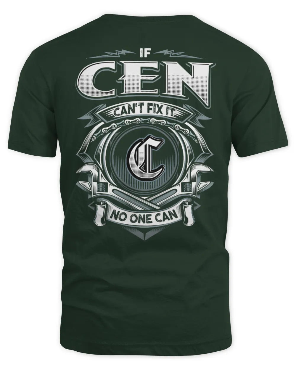 CEN AP81-K4-626 - Personalized Ahmed Quote Apparel “If Ahmed Can't Fix It, No One Can” - Unisex Standard T-Shirt - Forest Green