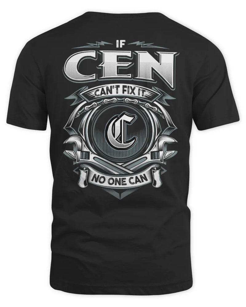 CEN AP81-K4-626 - Personalized Ahmed Quote Apparel “If Ahmed Can't Fix It, No One Can” - Unisex Standard T-Shirt - Black