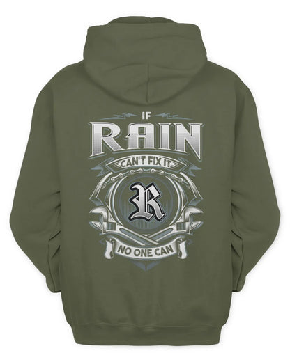 RAIN AP81-K4-626 - Personalized Ahmed Quote Apparel “If Ahmed Can't Fix It, No One Can” - Unisex Hoodie - Military Green