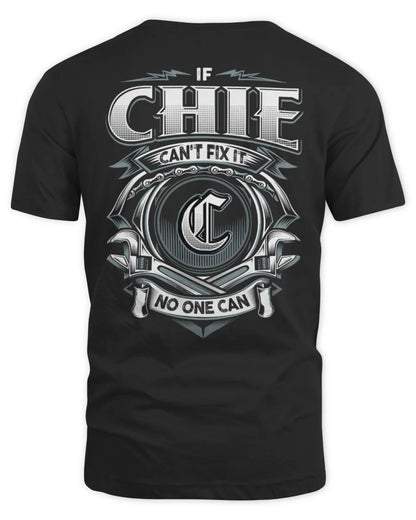 CHIE AP81-K4-626 - Personalized Ahmed Quote Apparel “If Ahmed Can't Fix It, No One Can” - Unisex Standard T-Shirt - Black