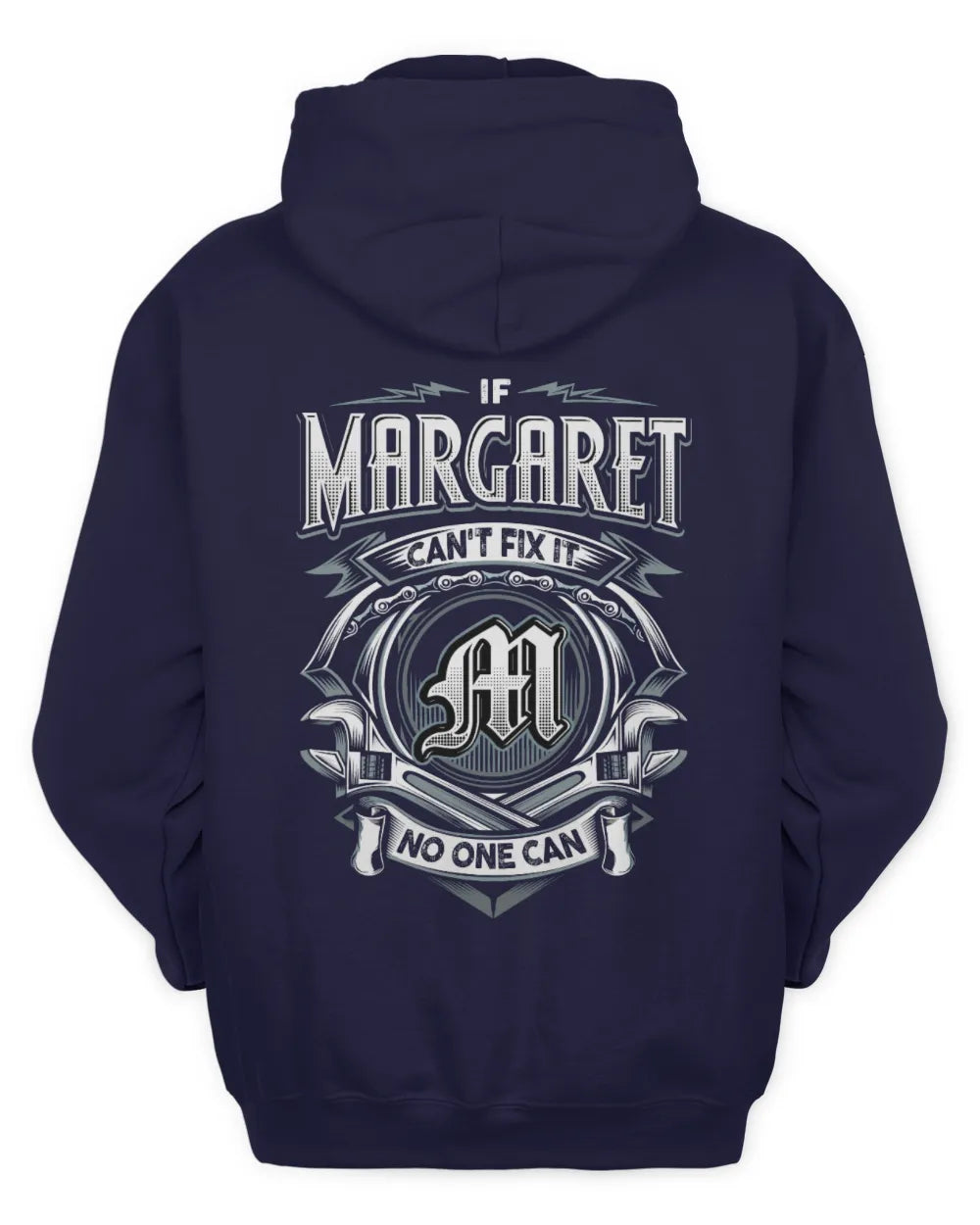 MARGARET AP81-K4-626 - Personalized Ahmed Quote Apparel “If Ahmed Can't Fix It, No One Can” - Unisex Hoodie - Navy