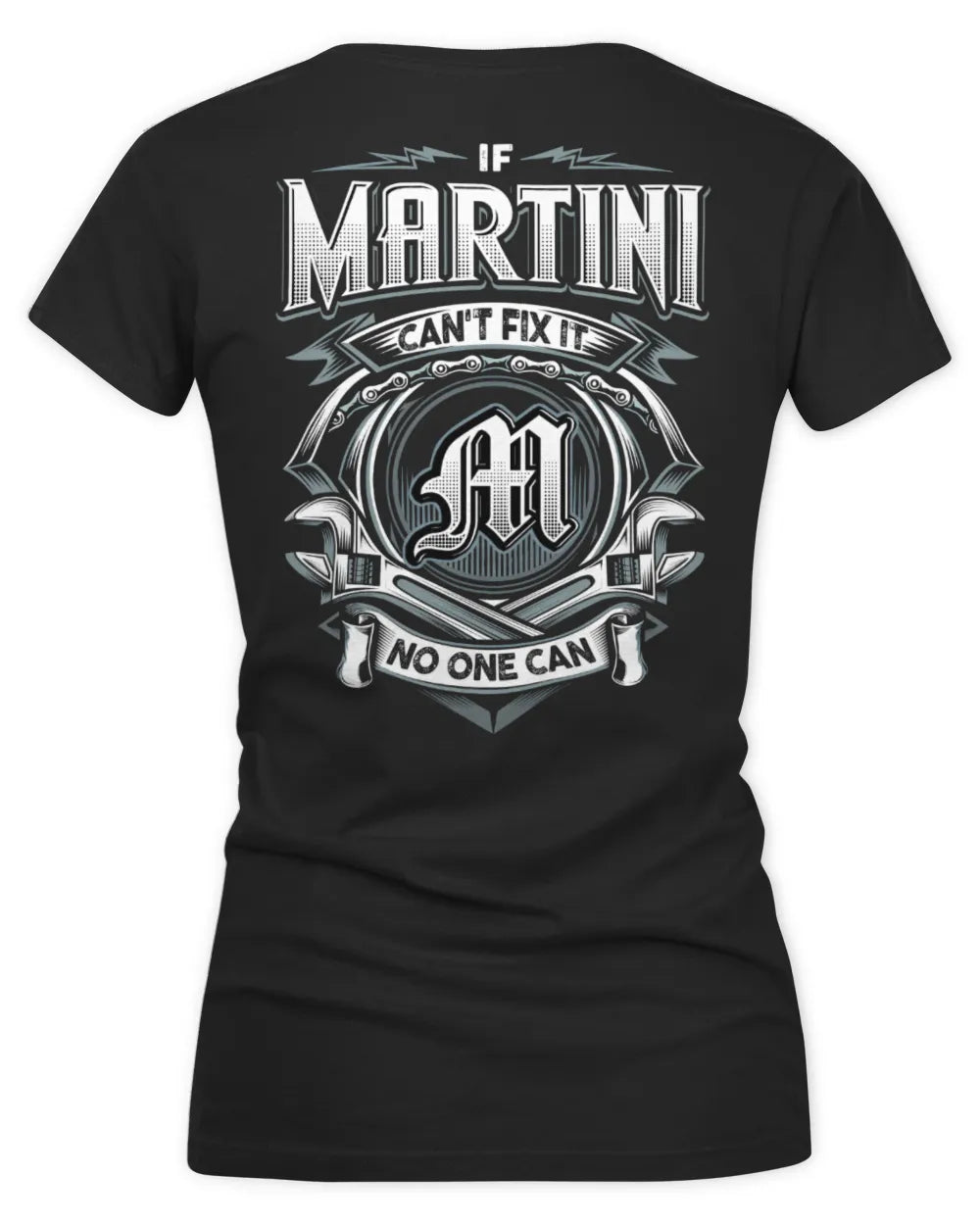 MARTINI AP81-K4-626 - Personalized Ahmed Quote Apparel “If Ahmed Can't Fix It, No One Can” - Women's V-Neck T-Shirt - Black