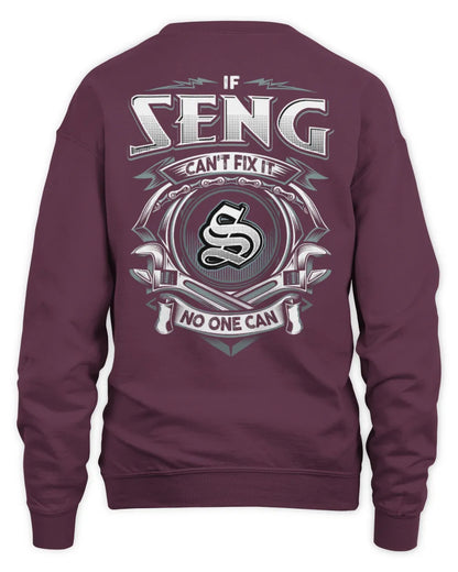 SENG AP81-K4-626 - Personalized Ahmed Quote Apparel “If Ahmed Can't Fix It, No One Can” - Unisex Sweatshirt - Maroon