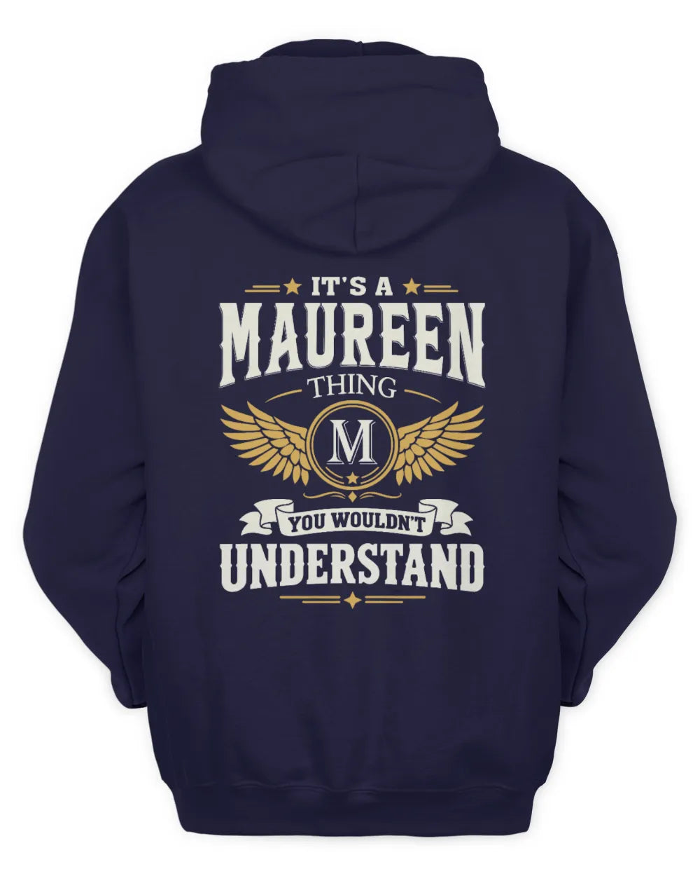 MAUREEN KT06-M008 It’s a [NAME] Thing – You Wouldn’t Understand | Personalized Vintage T-Shirt - Unisex Hoodie - Navy