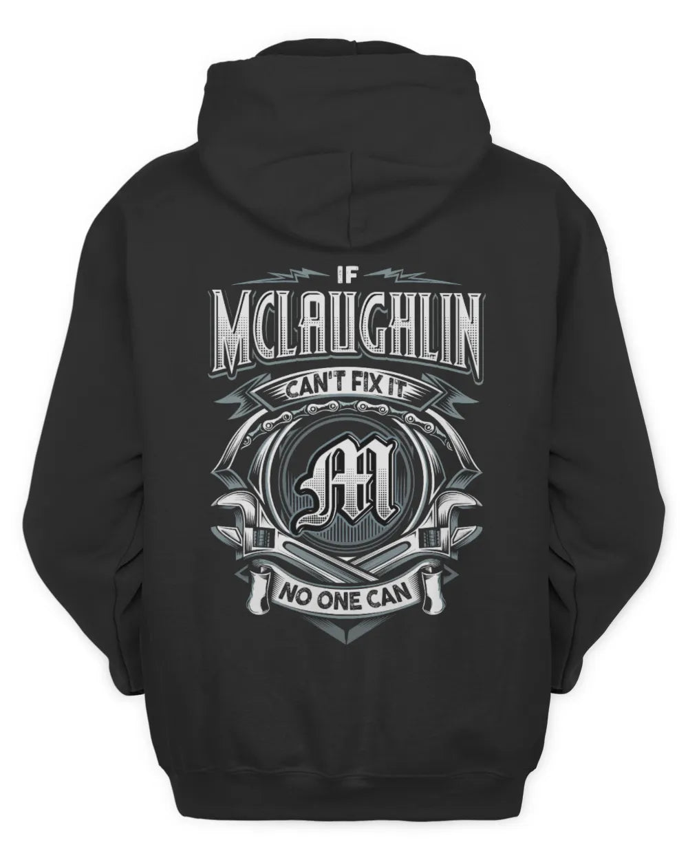 MCLAUGHLIN AP81-K4-626 - Personalized Ahmed Quote Apparel “If Ahmed Can't Fix It, No One Can” - Unisex Hoodie - Black