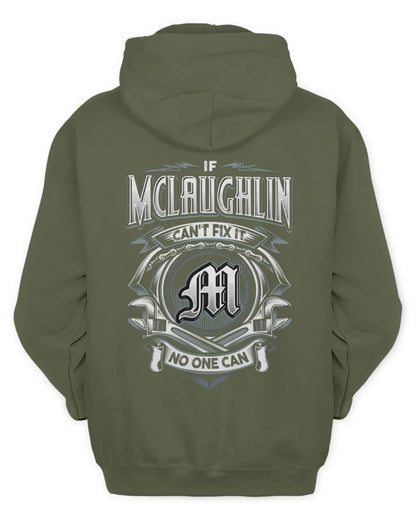 MCLAUGHLIN AP81-K4-626 - Personalized Ahmed Quote Apparel “If Ahmed Can't Fix It, No One Can” - Unisex Hoodie - Military Green