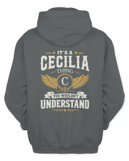 CECILIA KT06-M008 It’s a [NAME] Thing – You Wouldn’t Understand | Personalized Vintage T-Shirt - Unisex Hoodie - Charcoal