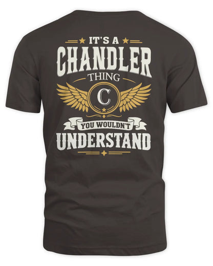CHANDLER KT06-M008 It’s a [NAME] Thing – You Wouldn’t Understand | Personalized Vintage T-Shirt - Unisex Standard T-Shirt - Dark Chocolate