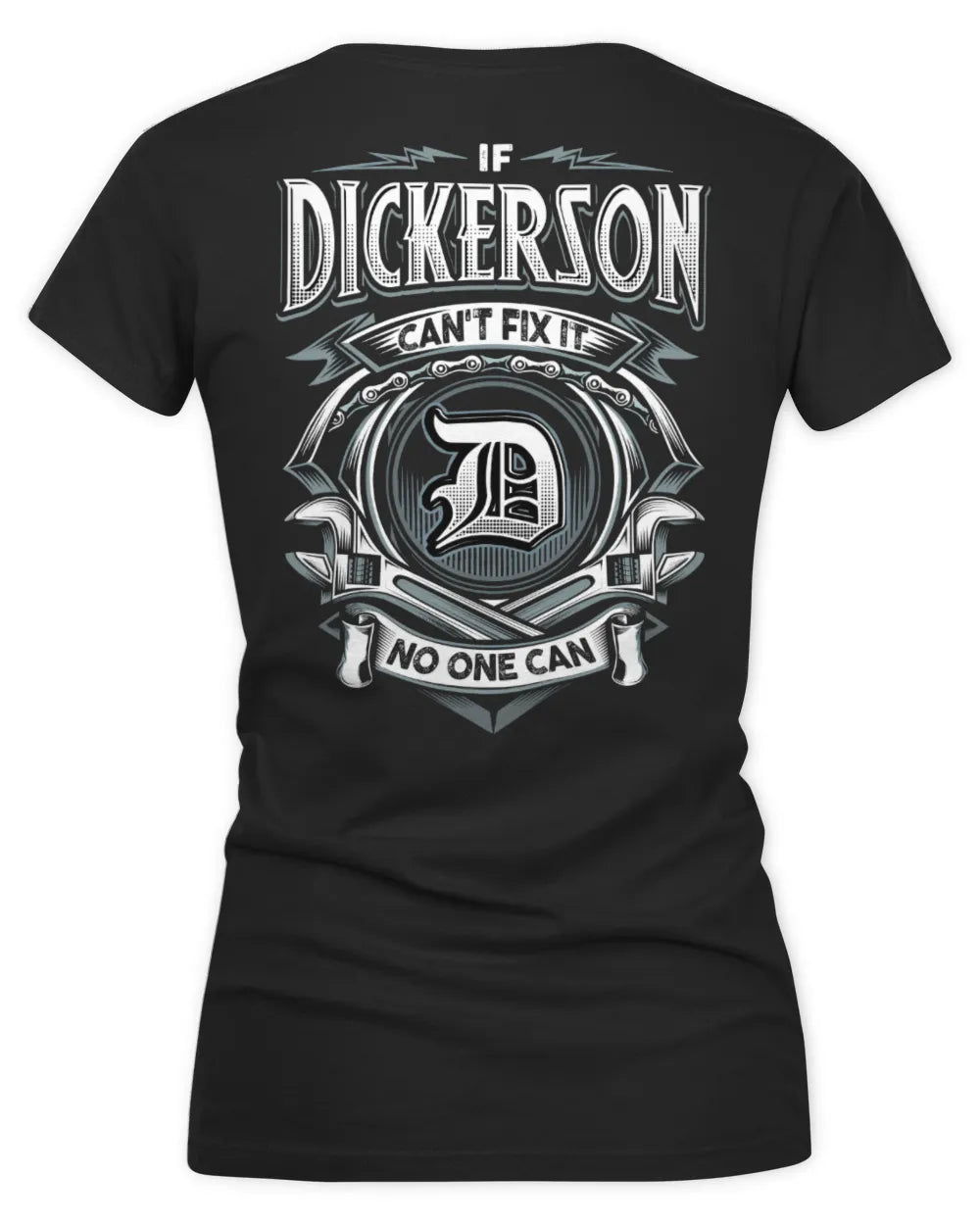 DICKERSON AP81-K4-626 - Personalized Ahmed Quote Apparel “If Ahmed Can't Fix It, No One Can” - Women's V-Neck T-Shirt - Black