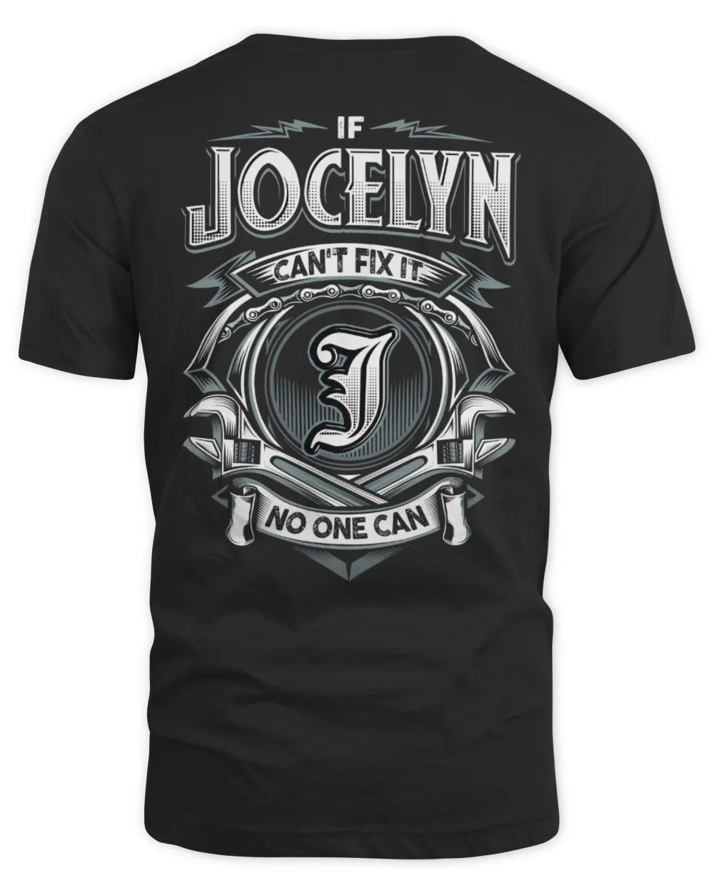 JOCELYN AP81-K4-626 - Personalized Ahmed Quote Apparel “If Ahmed Can't Fix It, No One Can” - Unisex Standard T-Shirt - Black