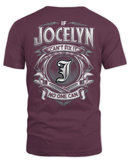 JOCELYN AP81-K4-626 - Personalized Ahmed Quote Apparel “If Ahmed Can't Fix It, No One Can” - Unisex Standard T-Shirt - Maroon
