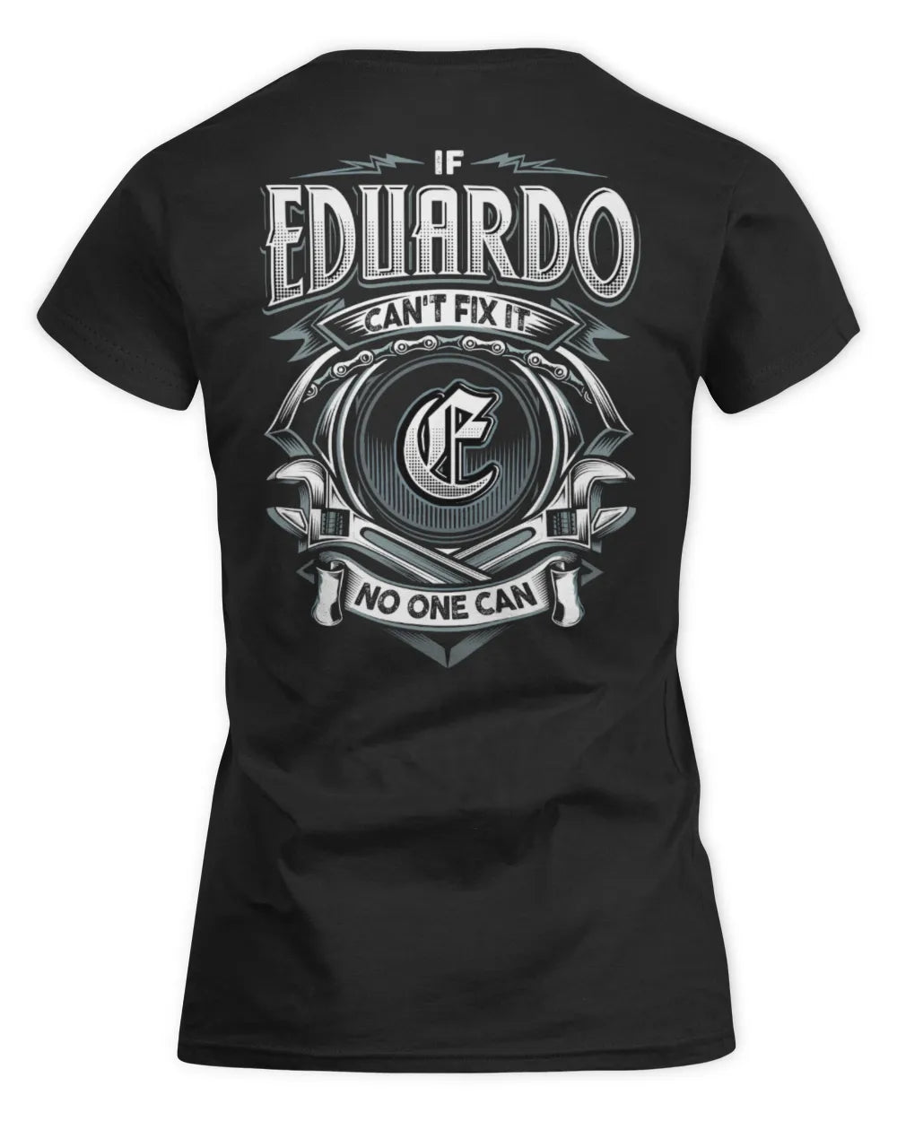 EDUARDO AP81-K4-626 - Personalized Ahmed Quote Apparel “If Ahmed Can't Fix It, No One Can” - Women's Standard T-Shirt - Black
