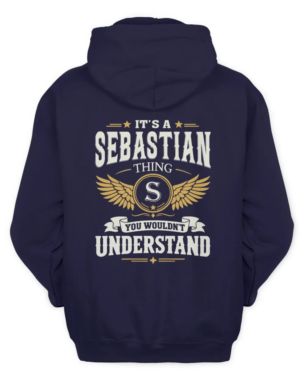 SEBASTIAN KT06-M008 It’s a [NAME] Thing – You Wouldn’t Understand | Personalized Vintage T-Shirt - Unisex Hoodie - Navy