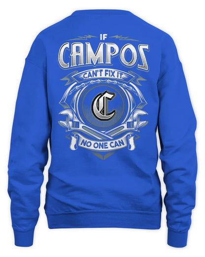 CAMPOS AP81-K4-626 - Personalized Ahmed Quote Apparel “If Ahmed Can't Fix It, No One Can” - Unisex Sweatshirt - Royal