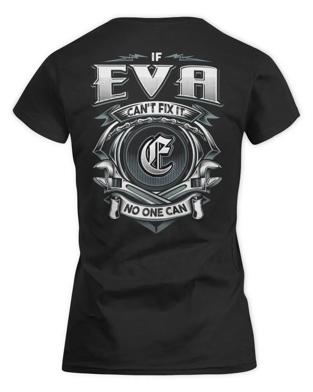 EVA AP81-K4-626 - Personalized Ahmed Quote Apparel “If Ahmed Can't Fix It, No One Can” - Women's Standard T-Shirt - Black