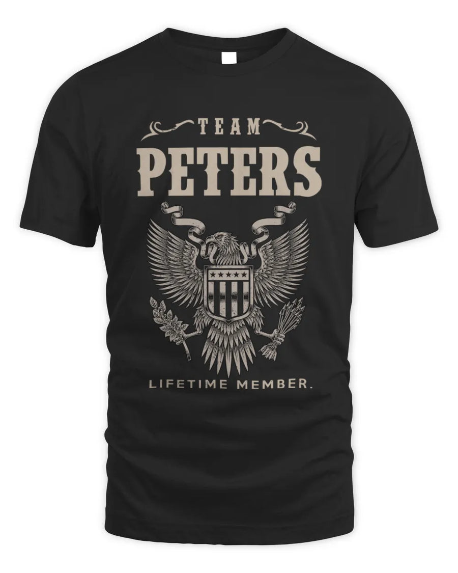 PETERS TP06-K82 – Personalized Classic Style Apparel “Team NAME Lifetime Member”