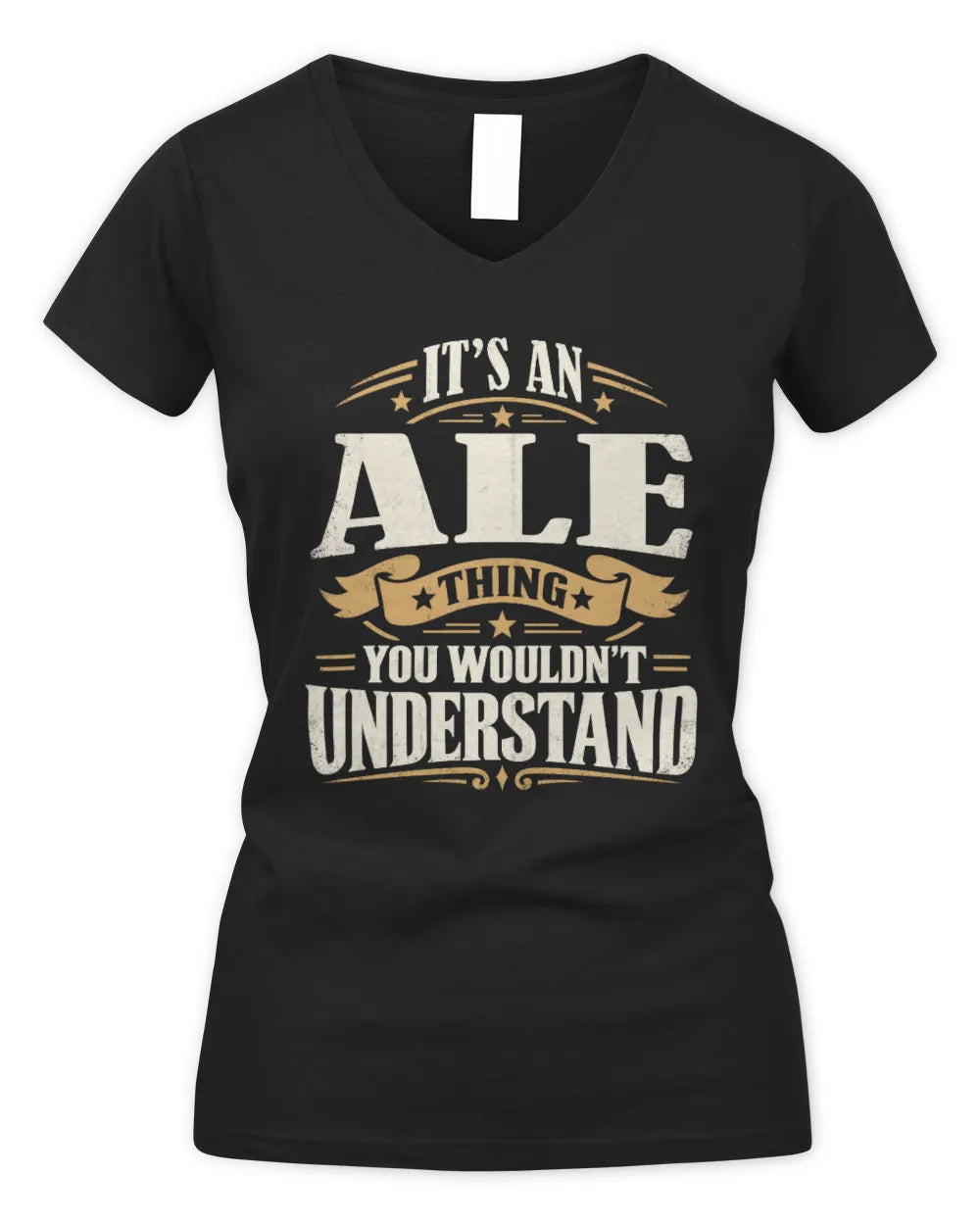 ALE P08 TH51 - Personalized “It’s a/an [NAME] Thing – You Wouldn’t Understand” Shirt - Women's V-Neck T-Shirt - Black